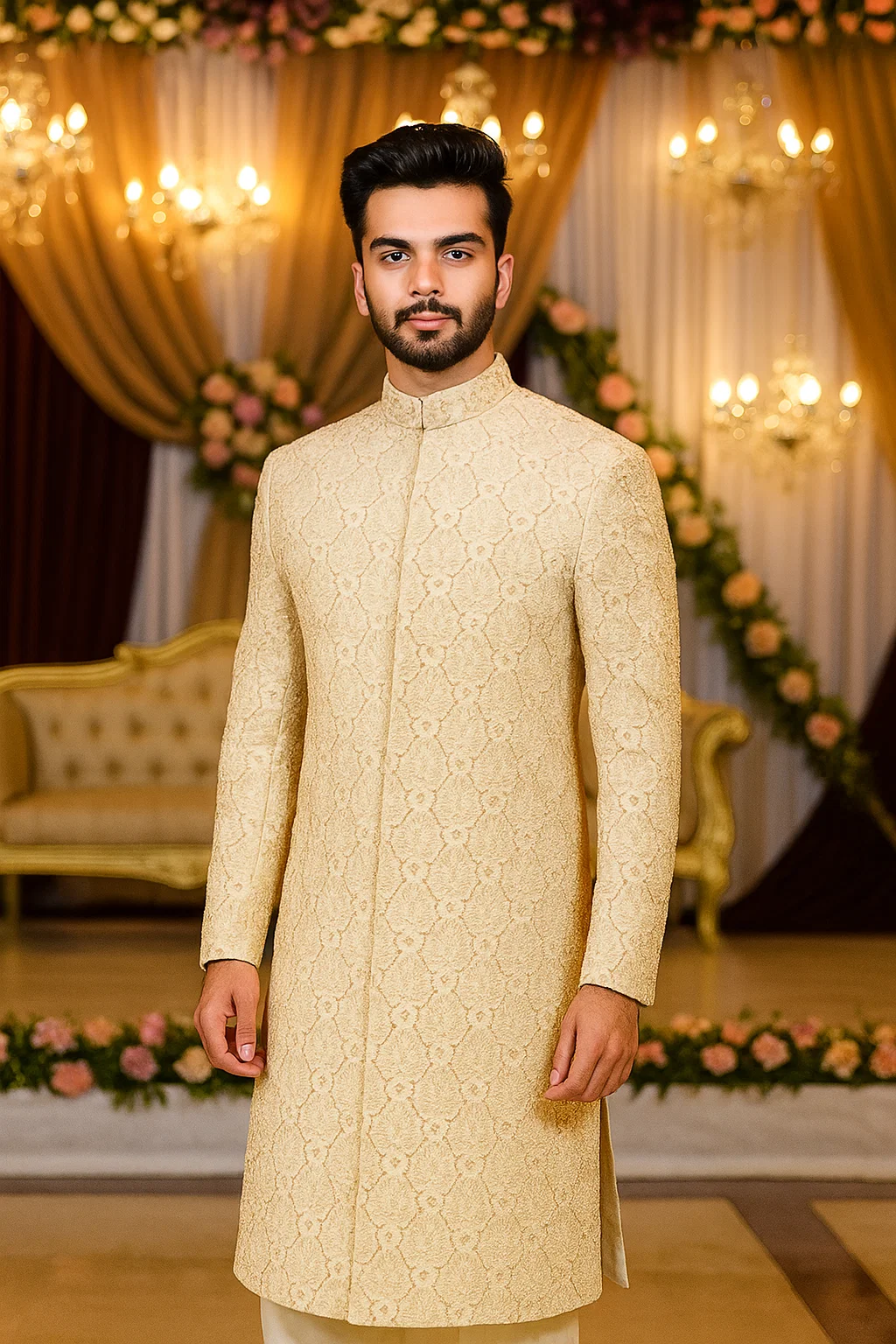 Ivory Sherwani