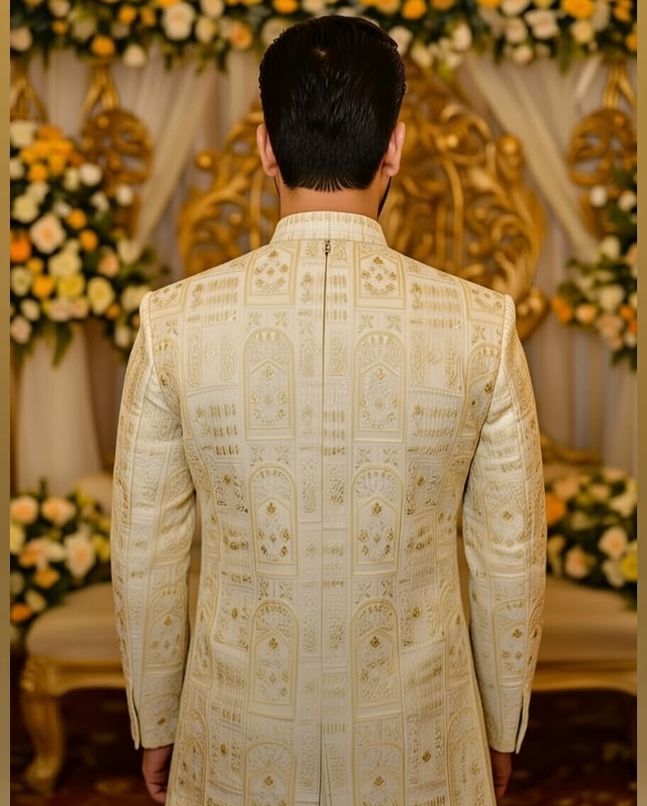 Embroidered Sherwani Set