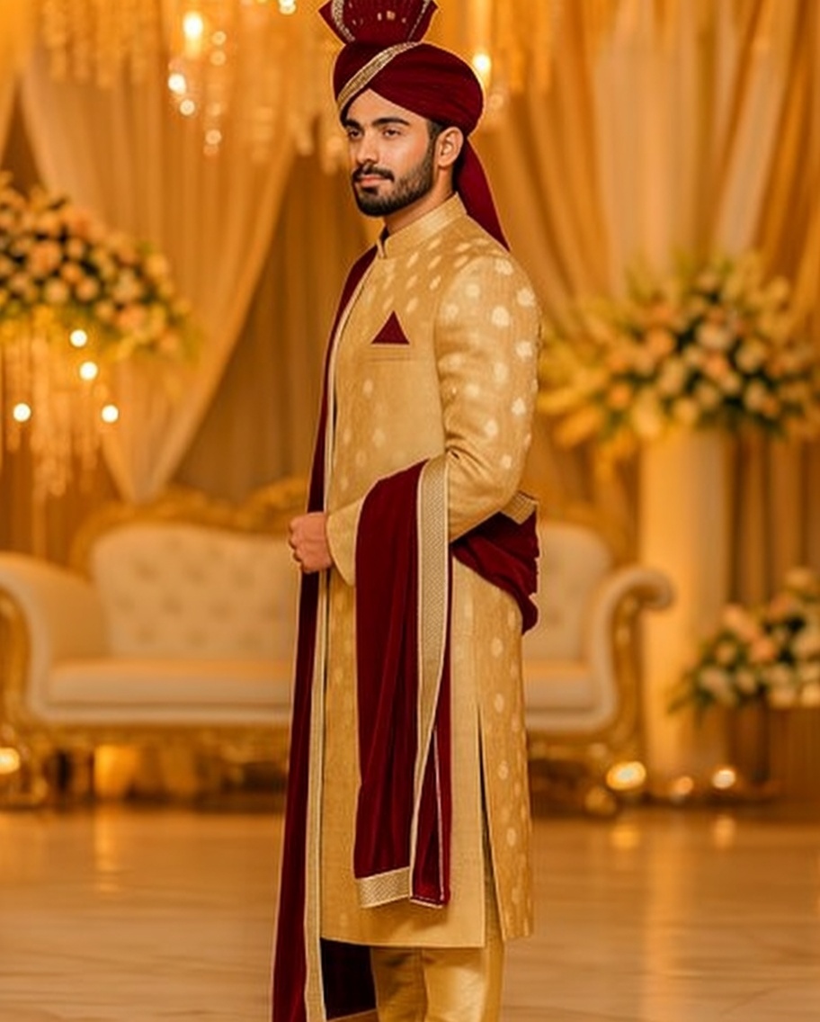 Traditional Sherwani Set