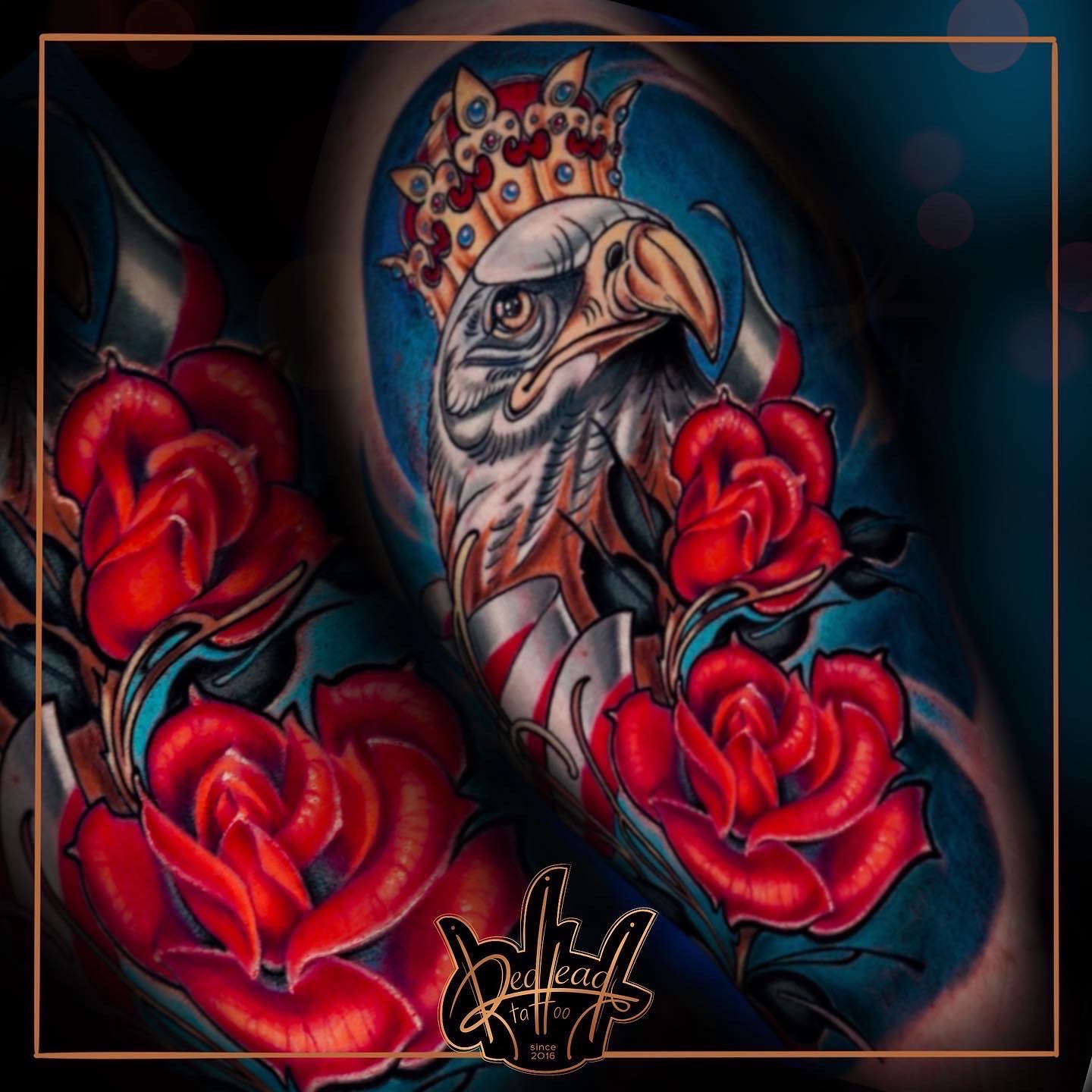 The Polish Eagle Tattoo Art Canvas