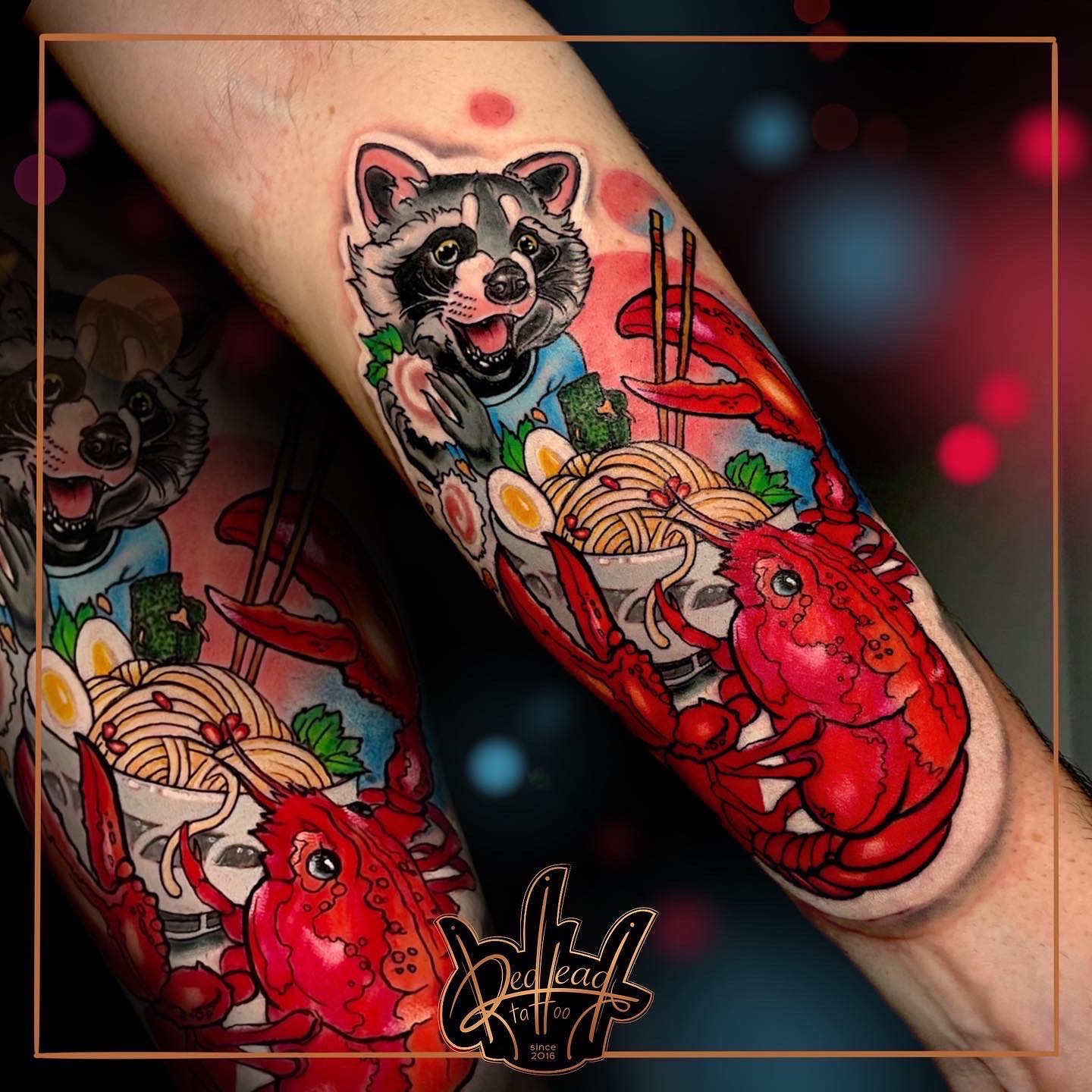 Custom Designe Colourful Tattoo