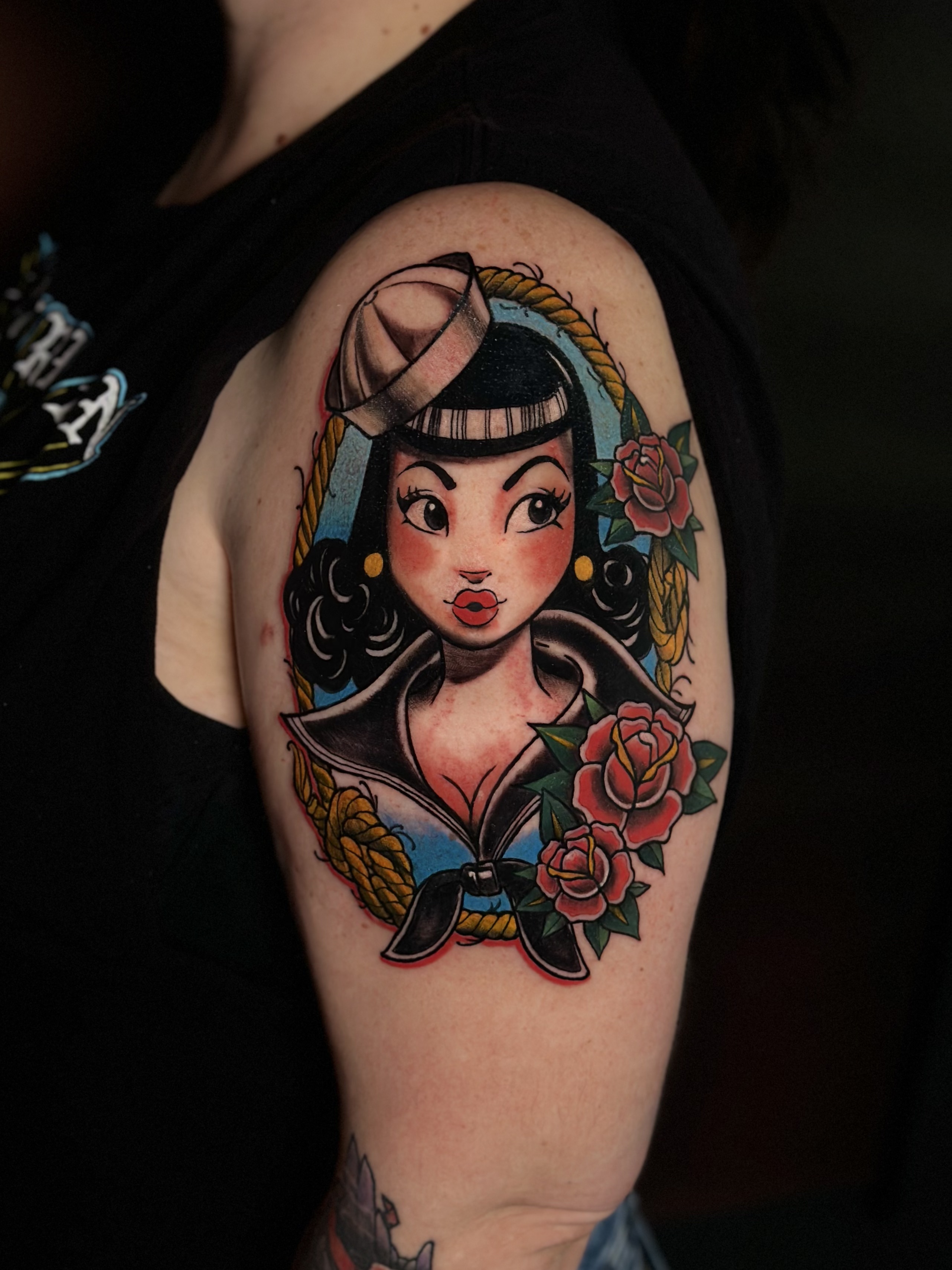 Sailor Girl Tattoo Design