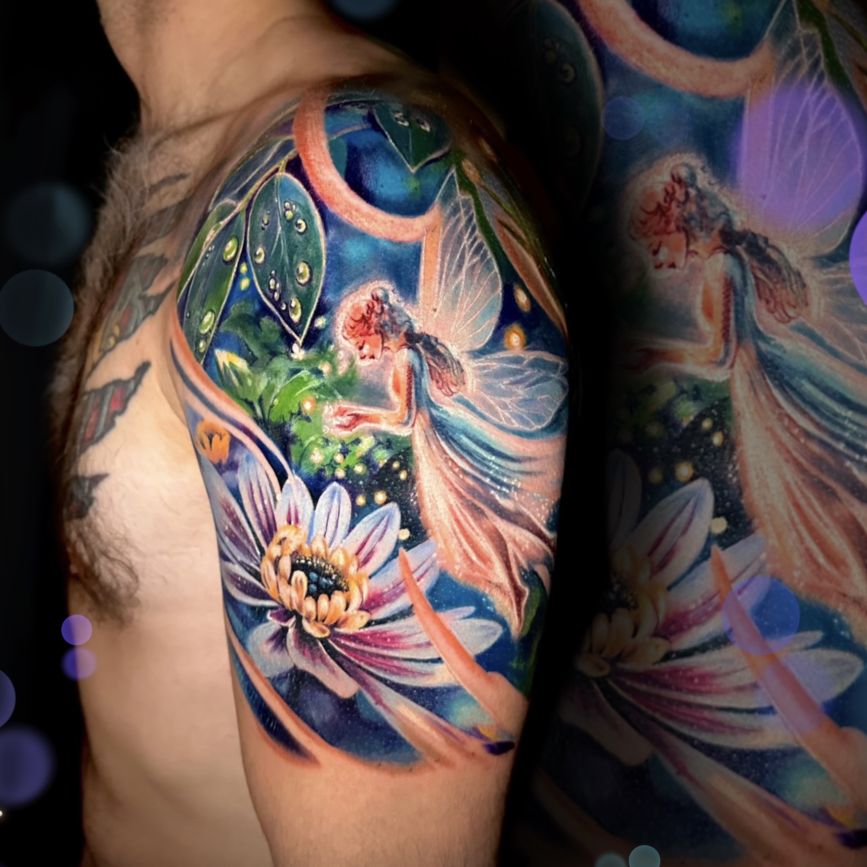 Colorful Fairy Tattoo