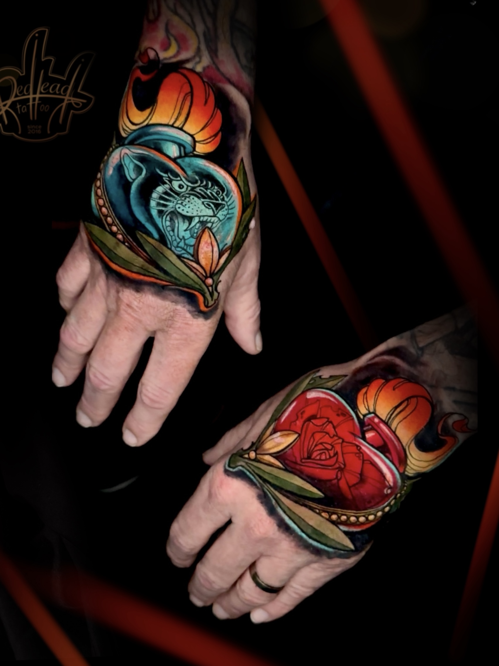 Vibrant Traditional Tattoo Art