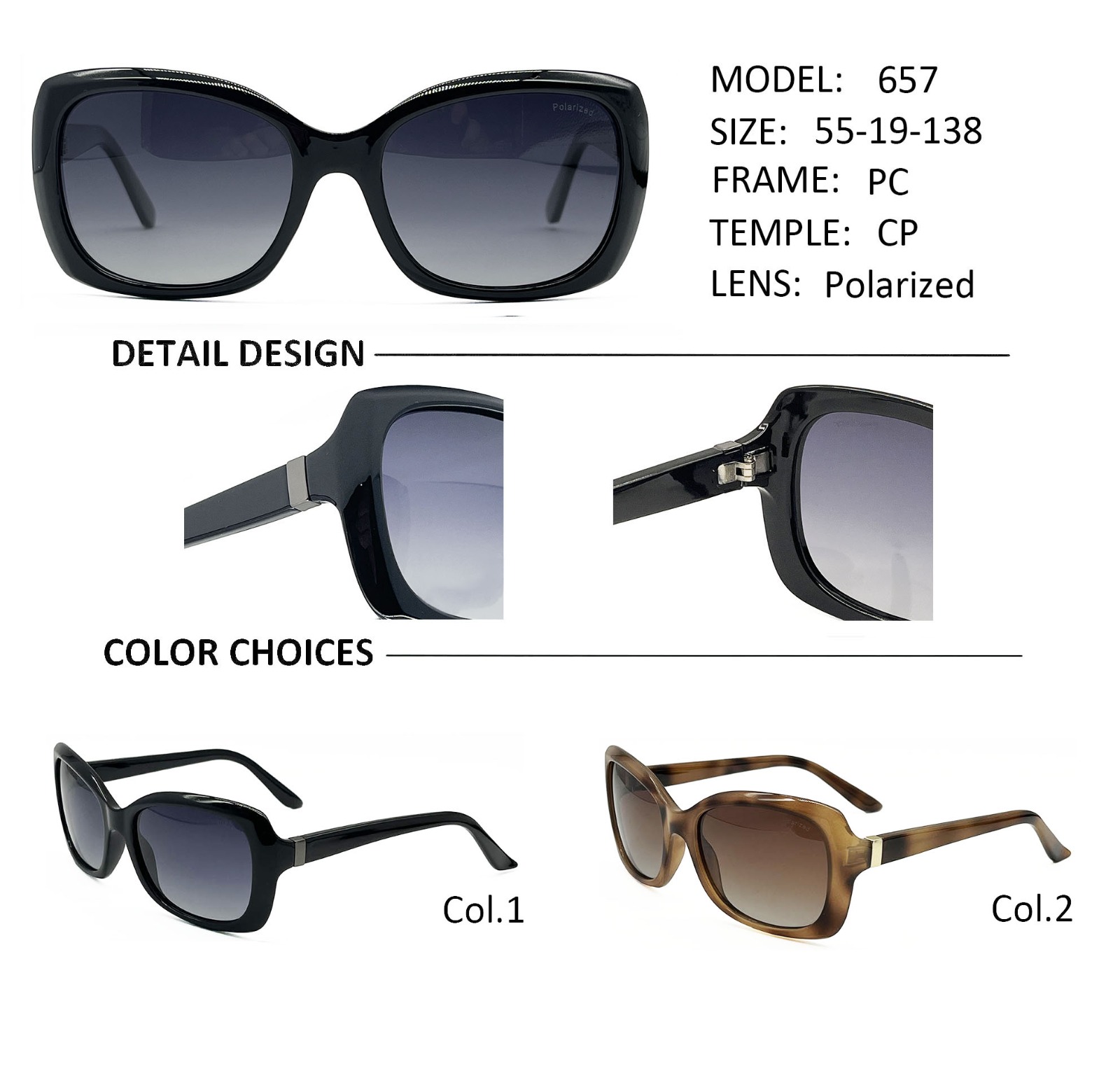 Anteojos de Sol Polarizados mod.657