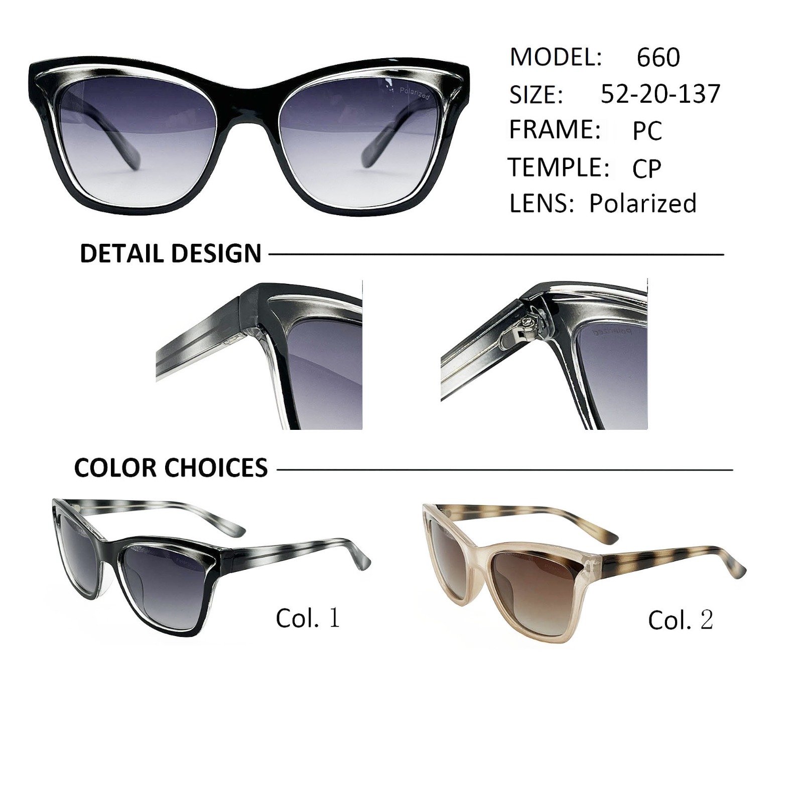 Anteojos de Sol Polarizados mod.660