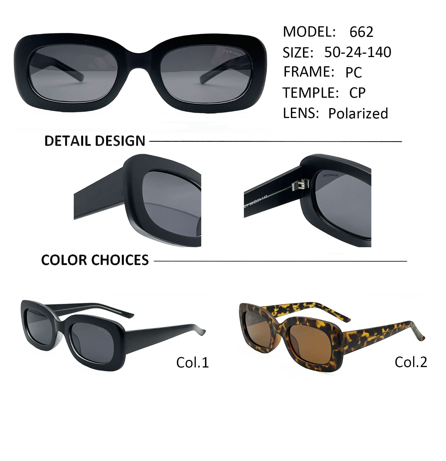 Anteojos de Sol Polarizados mod. 662