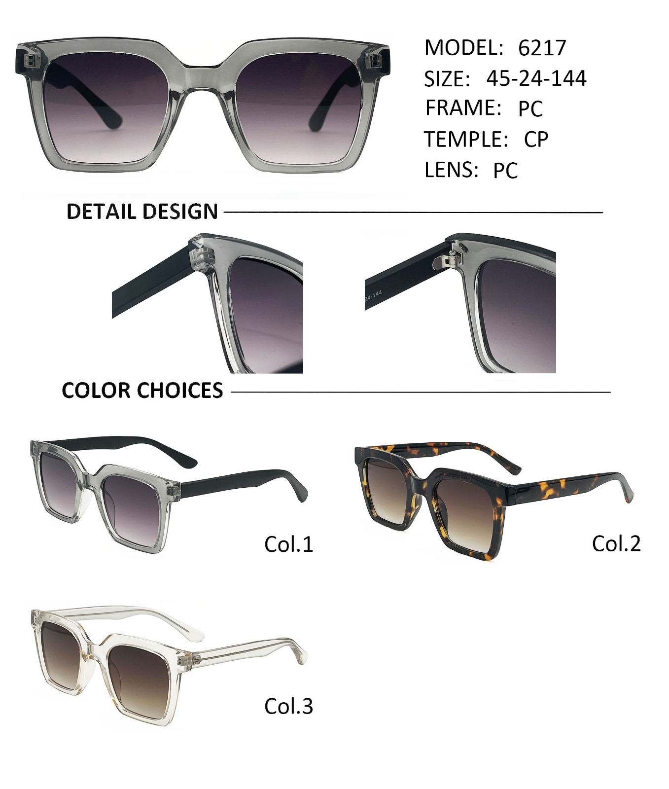 Anteojos de Sol Premium mod.6227