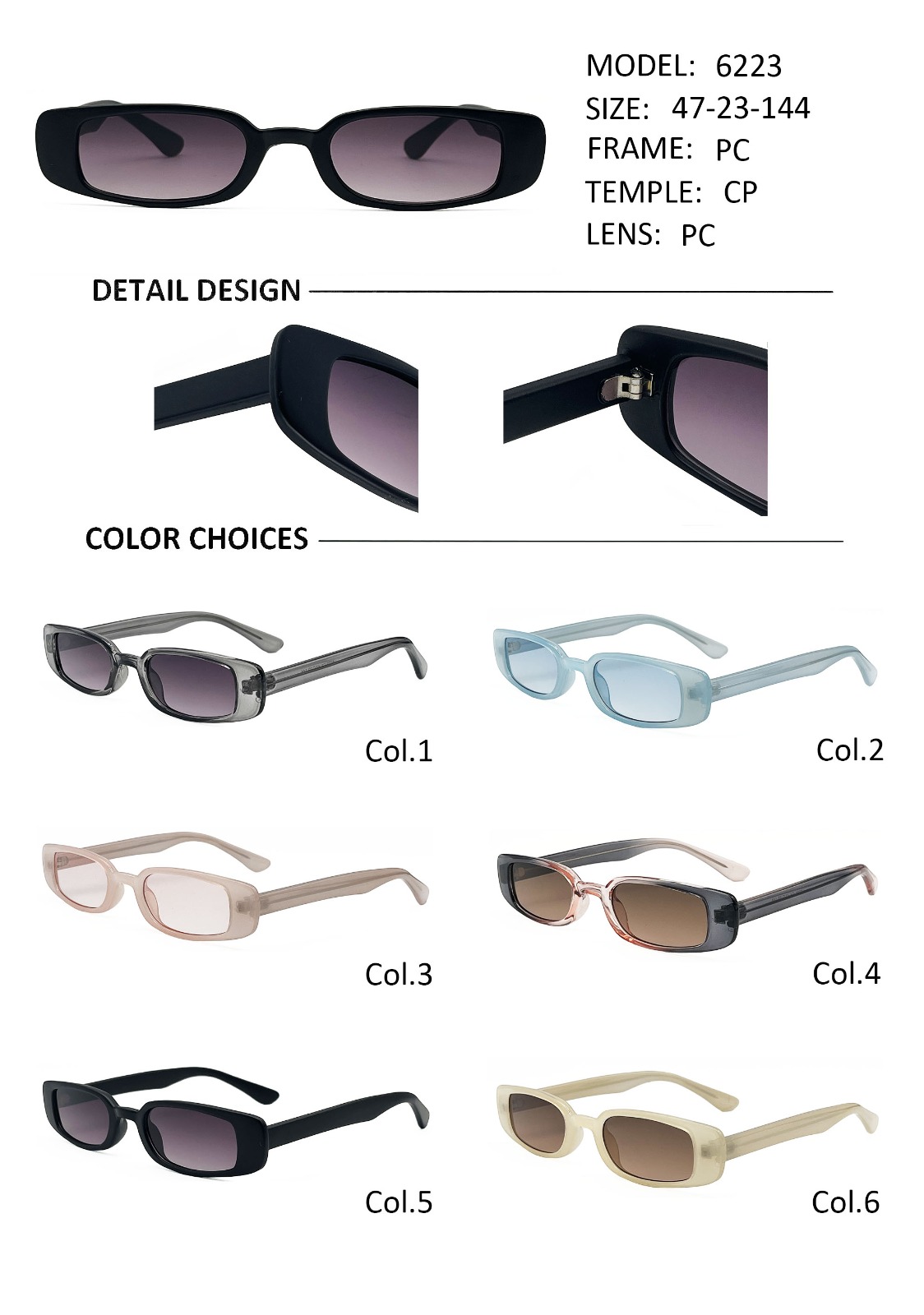 Anteojos de Sol Premium mod.6223