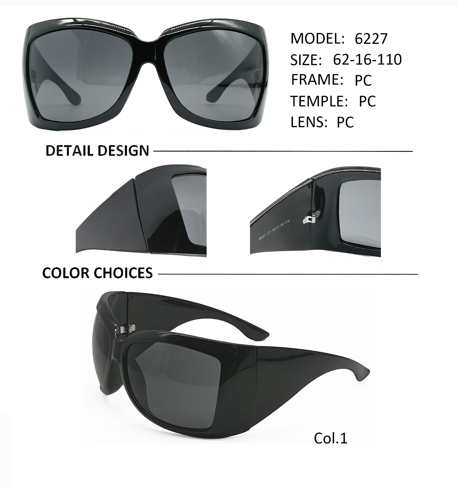 Anteojos de Sol Premium mod.6227