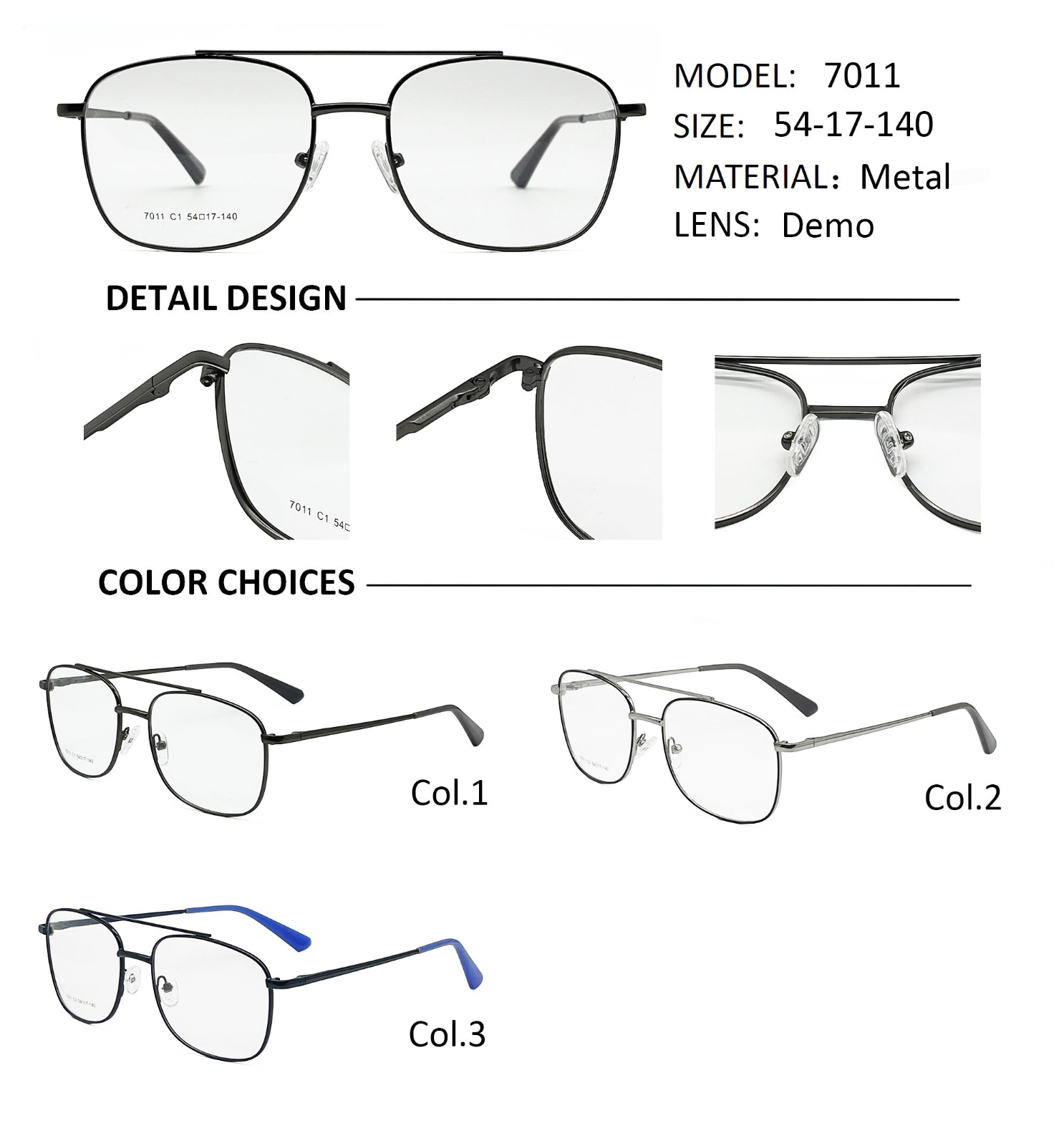 Armazones de Metal Premium 7011