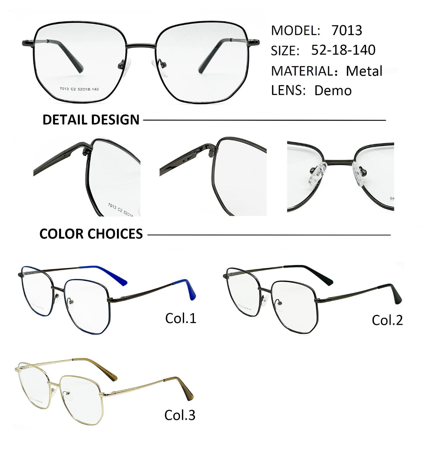 Armazones de Metal Premium 7013