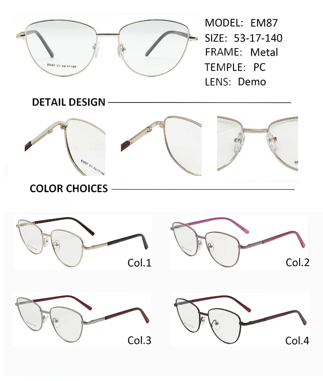 Armazones Premium EM87