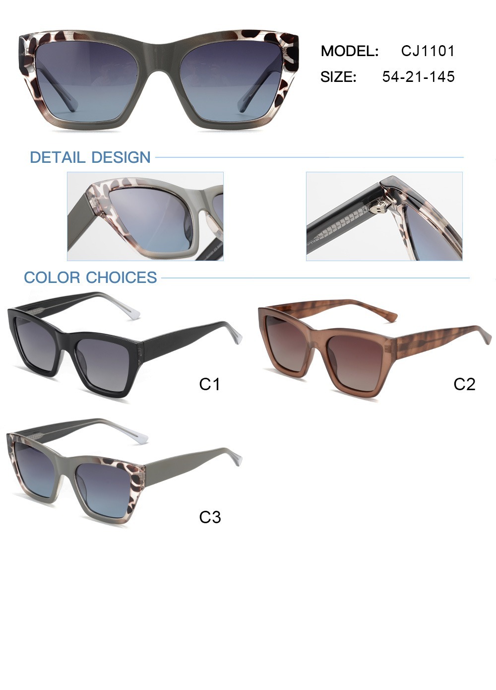 Anteojos de Sol Polarizados mod.1101