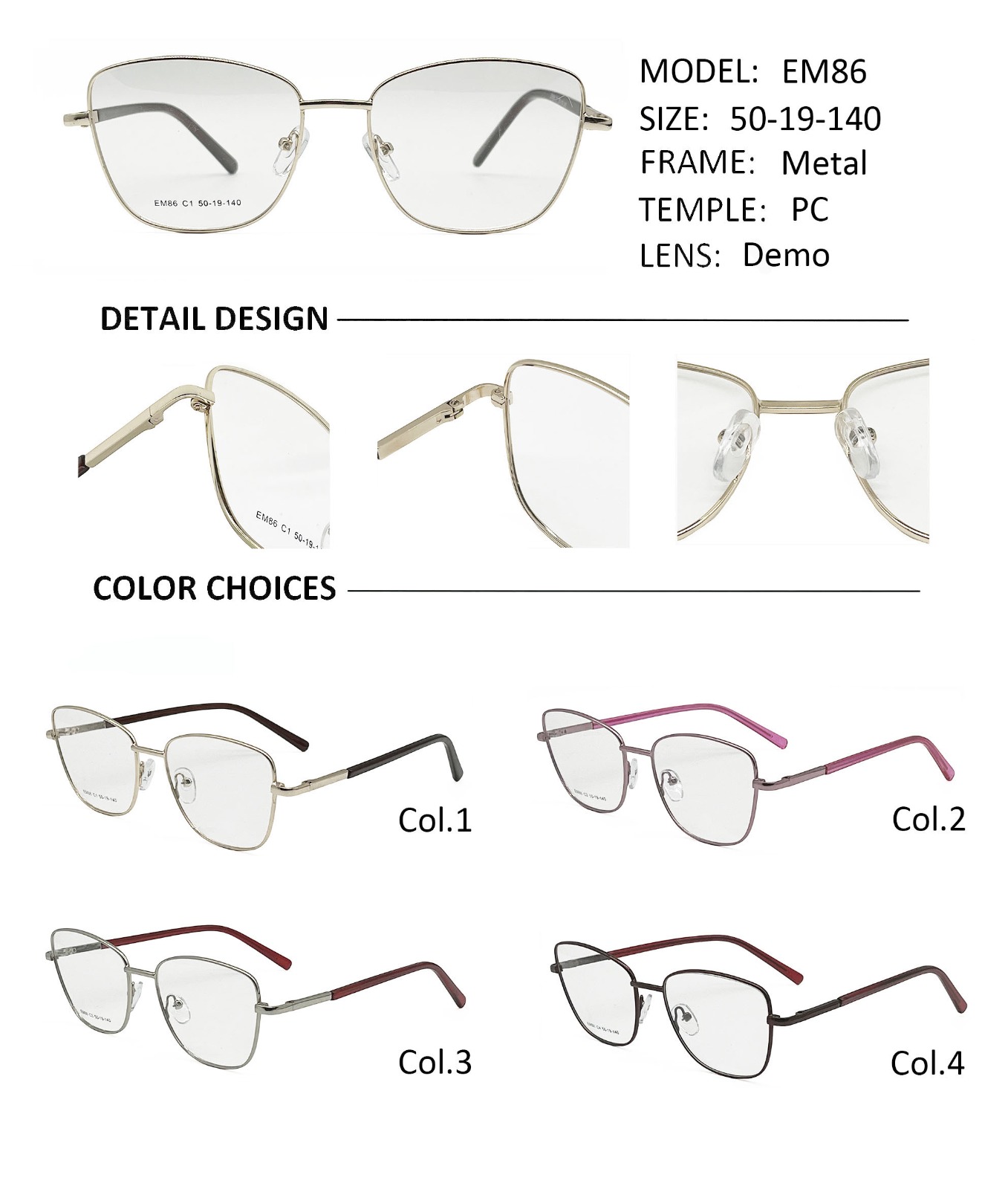 Armazones Premium EM86