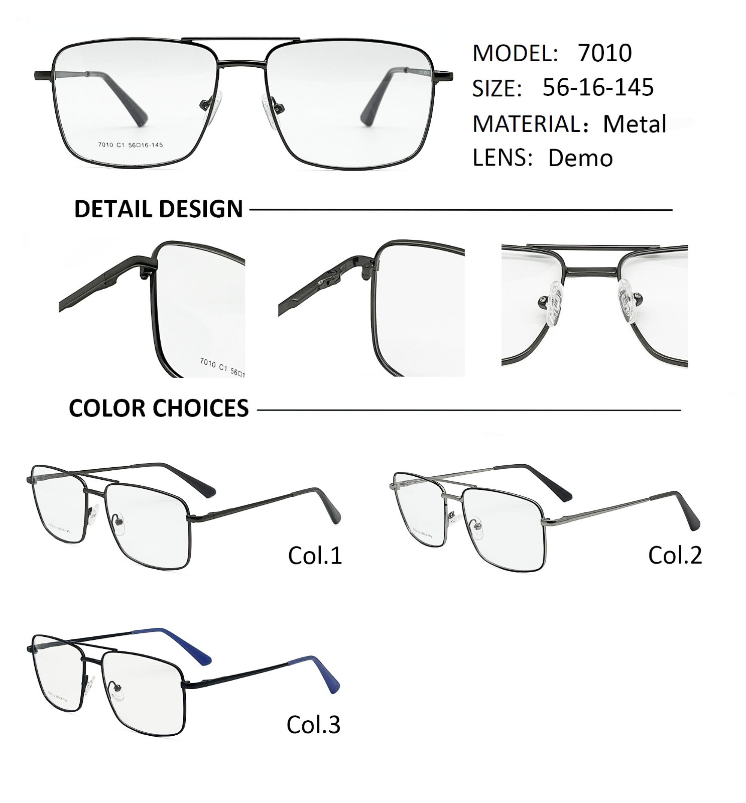 Armazones de Metal Premium 7010