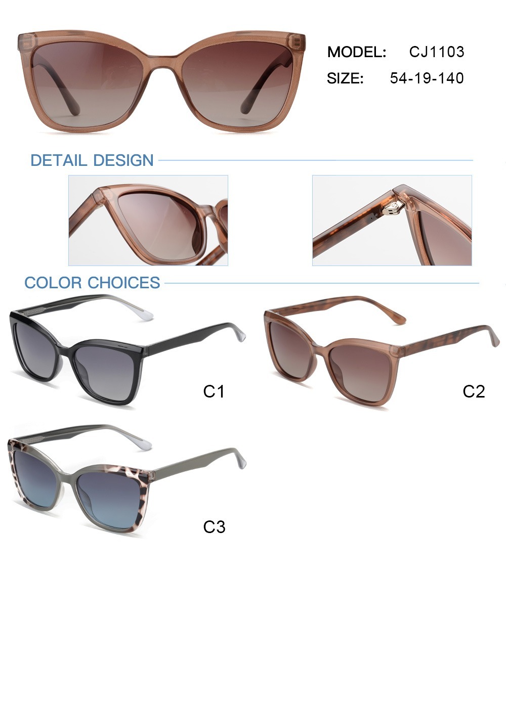 Anteojos de Sol Polarizados mod.1103