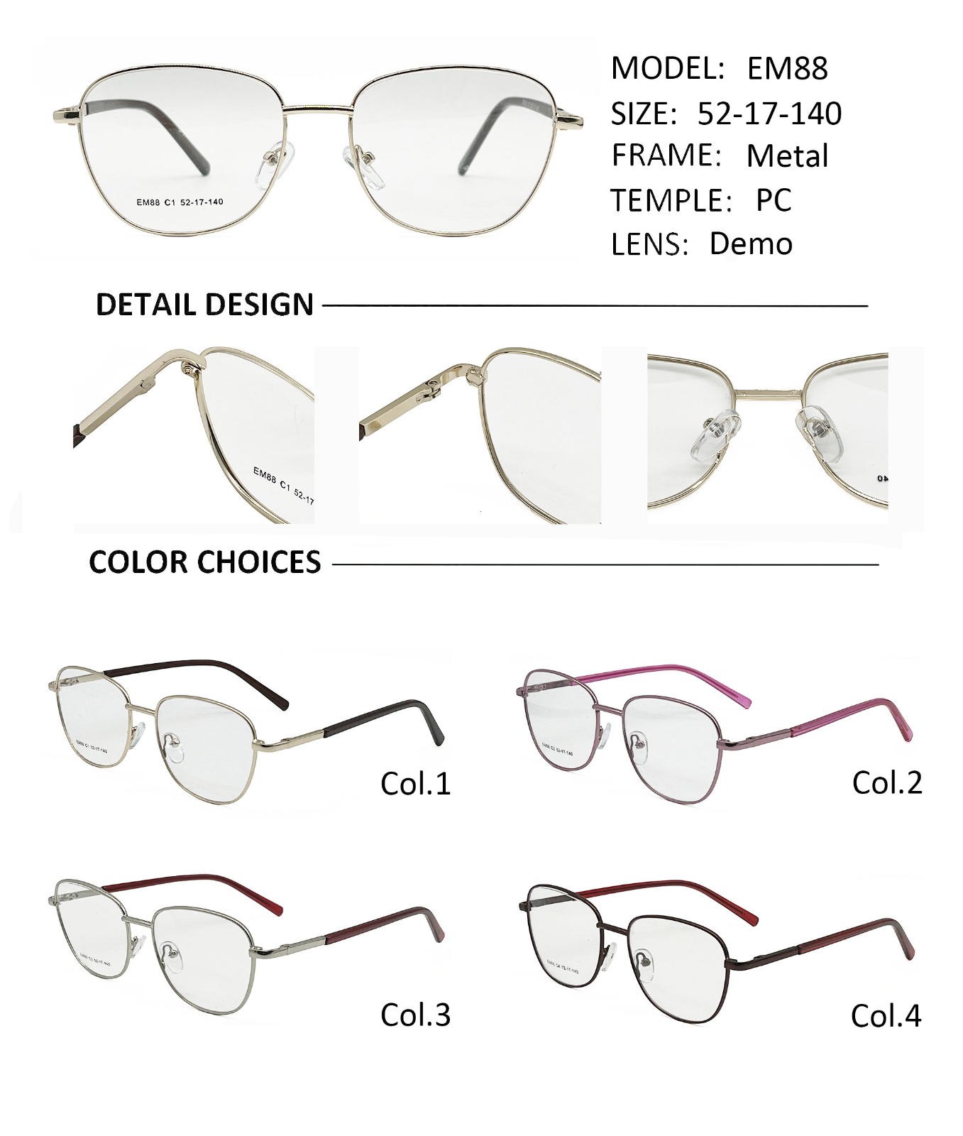 Armazones Premium EM88