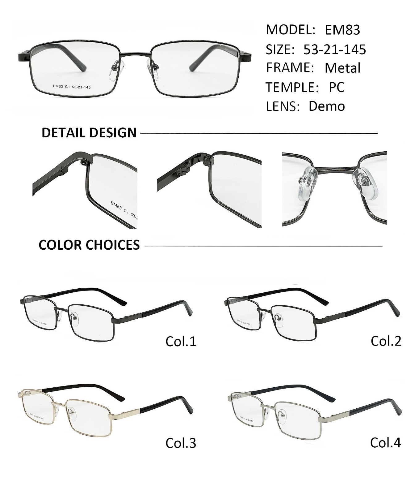 Armazones Premium EM83