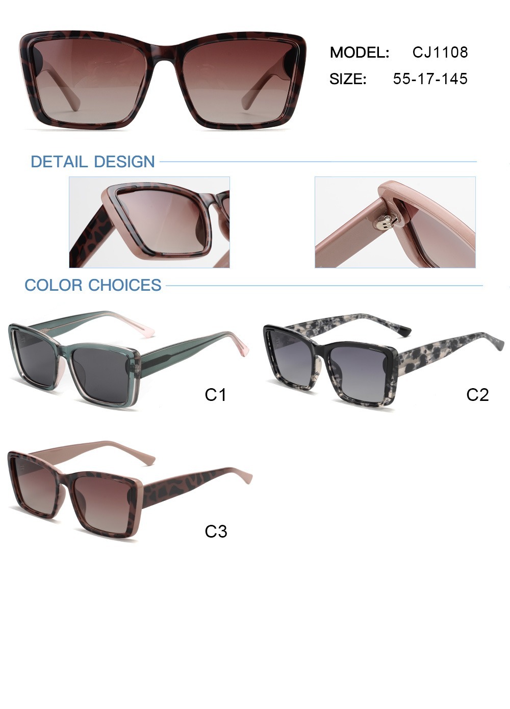 Anteojos de Sol Polarizados mod.1108