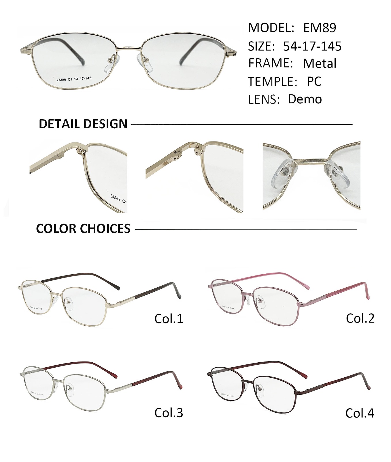 Armazones Premium EM89