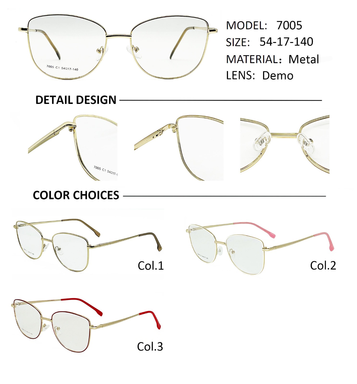 Armazones de Metal Premium 7005