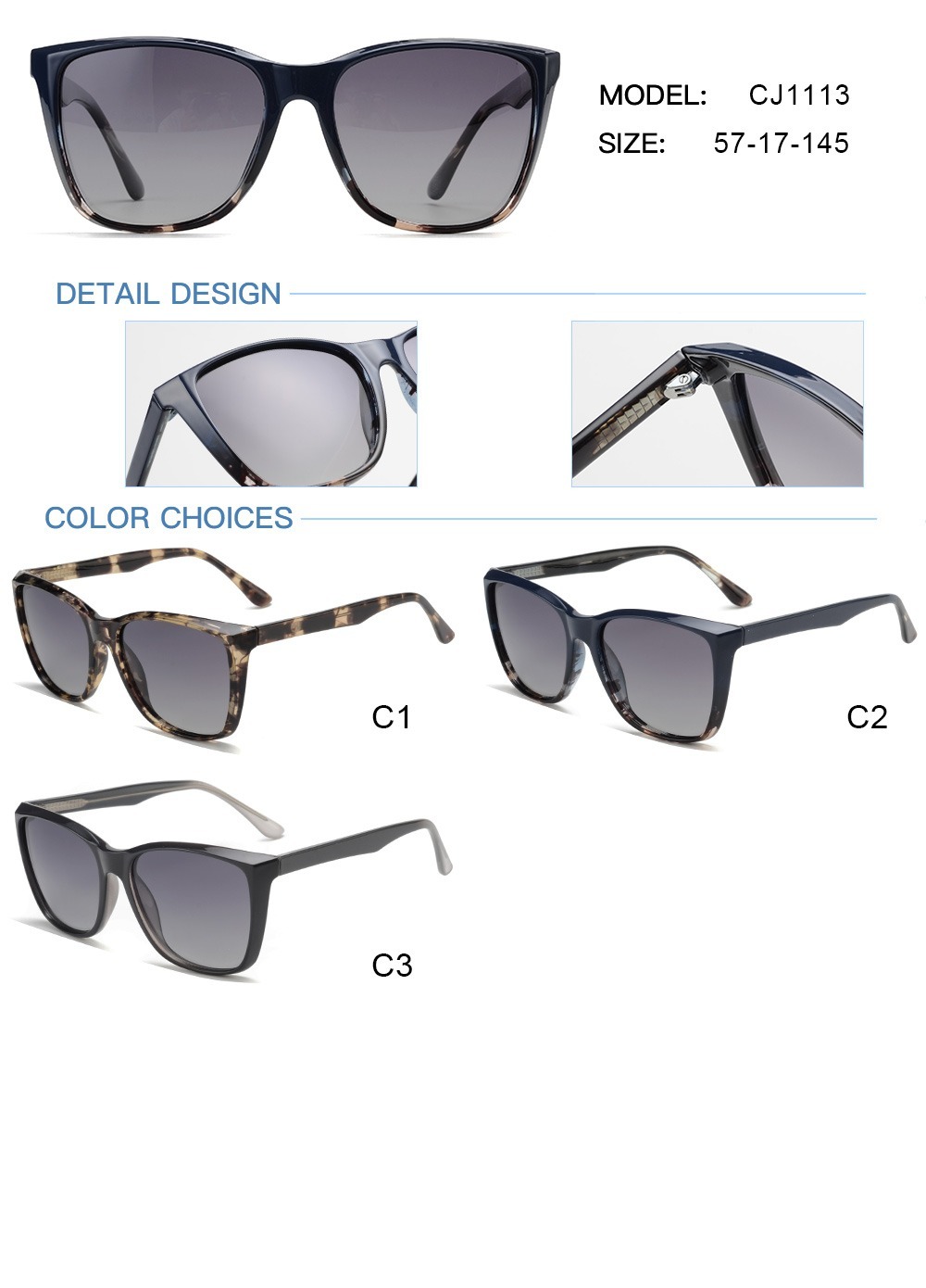 Anteojos de Sol Polarizados mod.1113