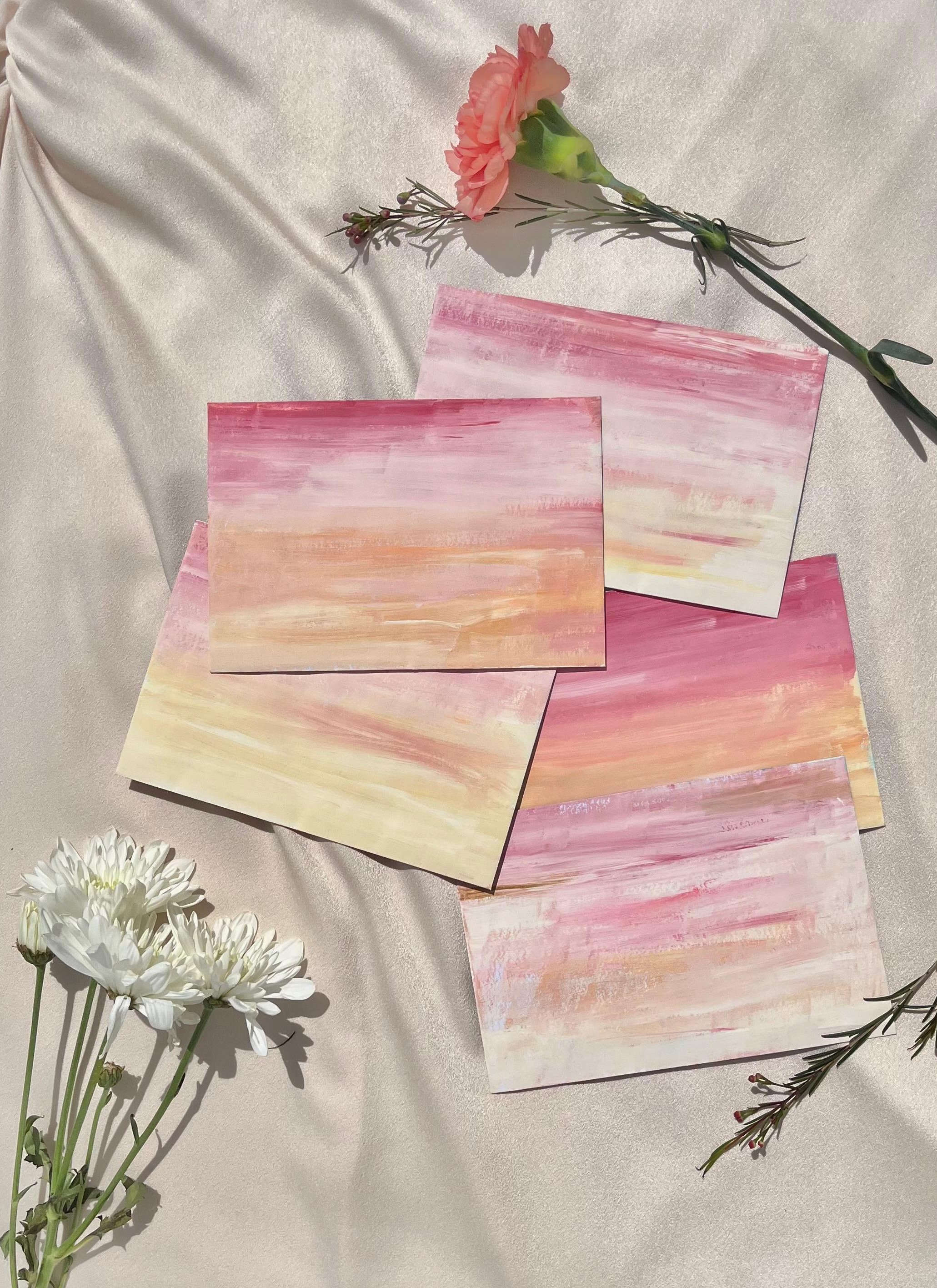 Sol Hand-Painted Collection (5 Cards & Envelopes)