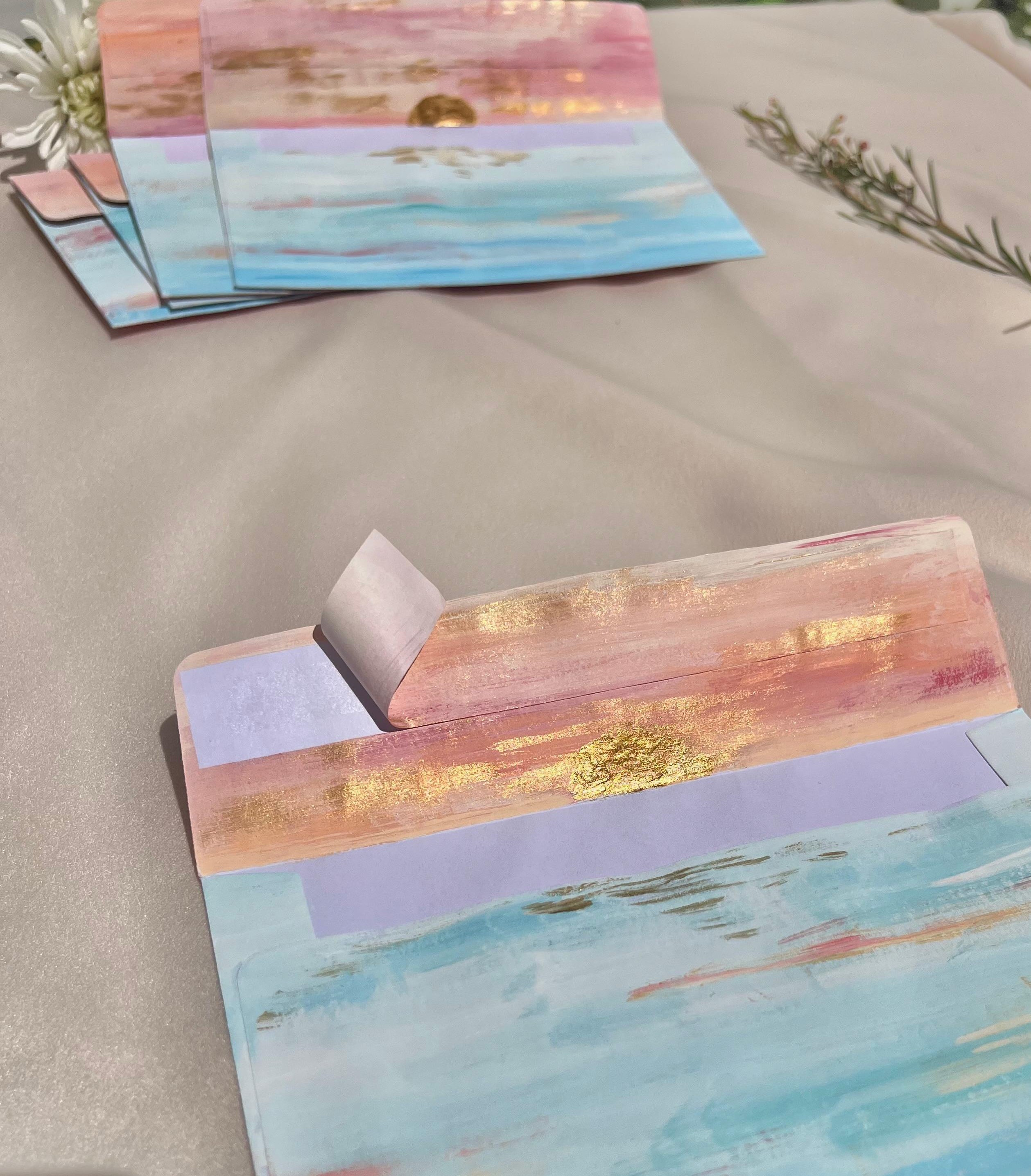 Sol Hand-Painted Collection (5 Cards & Envelopes)