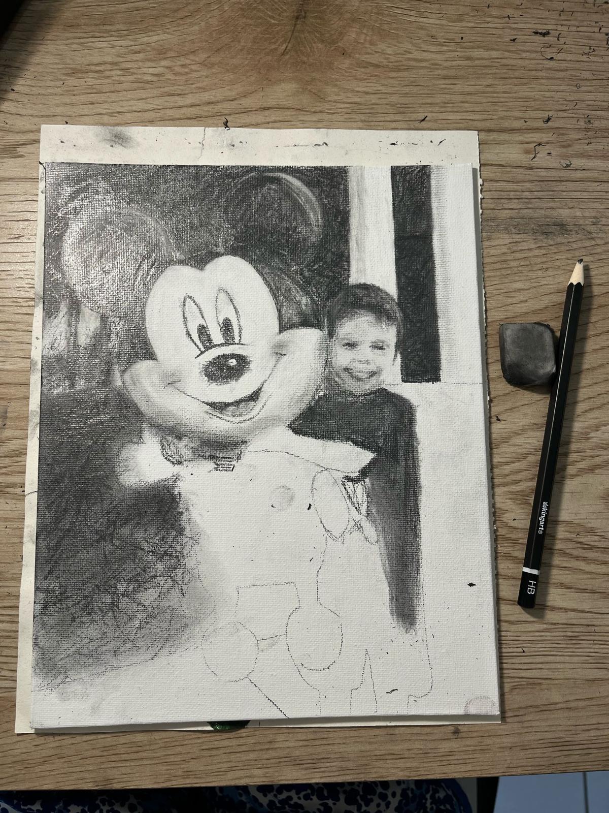 Custom Charcoal Drawing