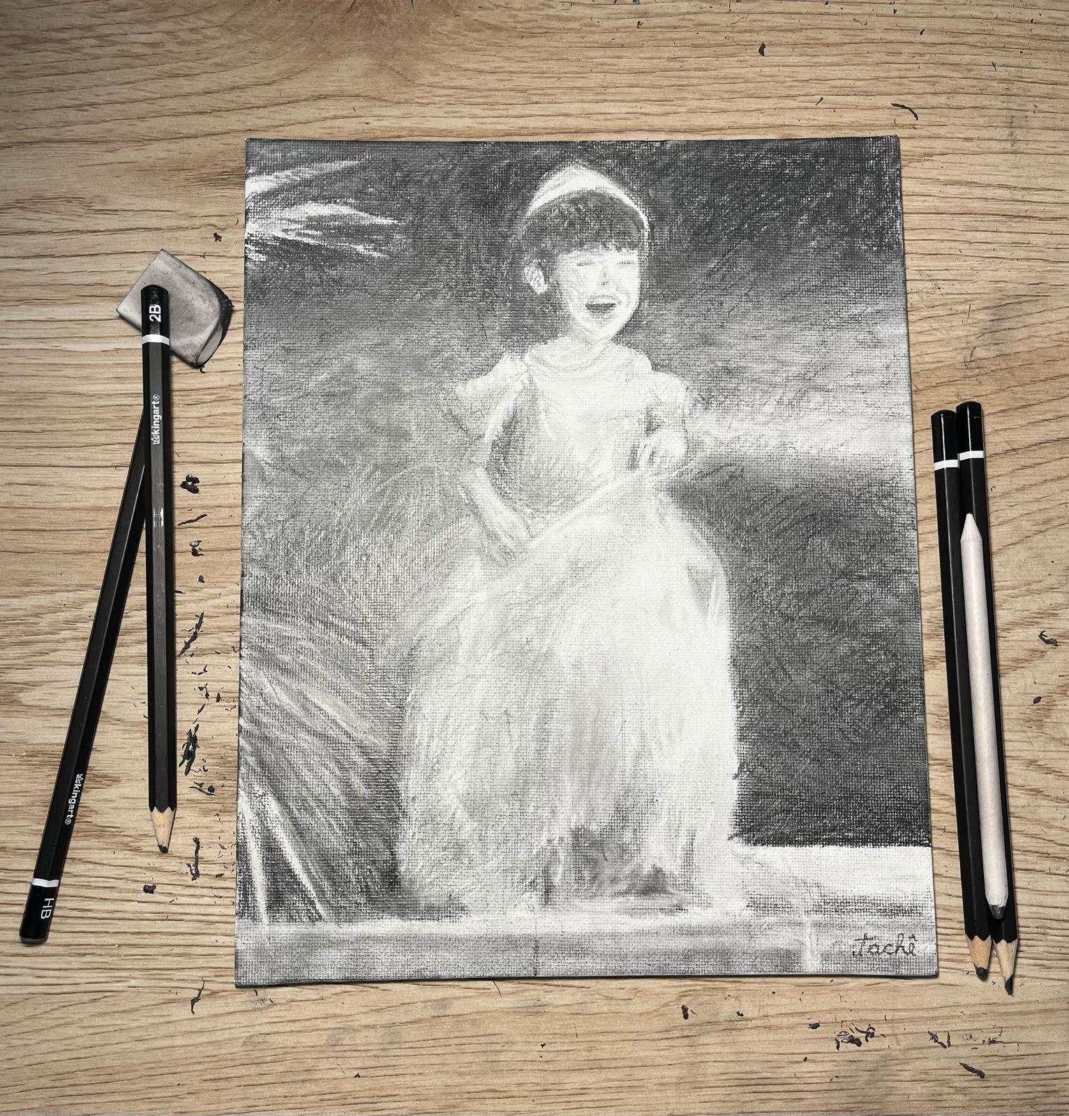 Custom Charcoal Drawing