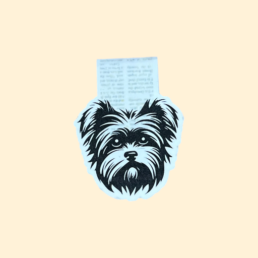 Yorkie Magnetic Bookmark