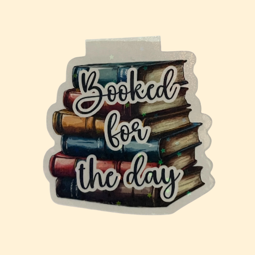 Booked for the Day Magnetic Bookmark