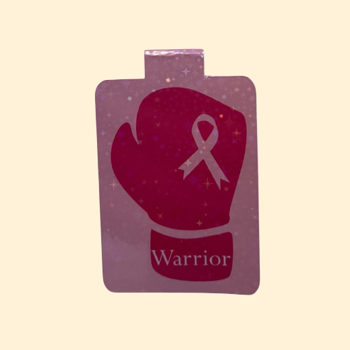 Breast Cancer "Warrior" Magnetic Bookmark