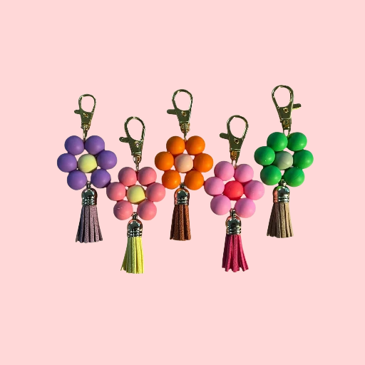 Flower Zipper Pulls
