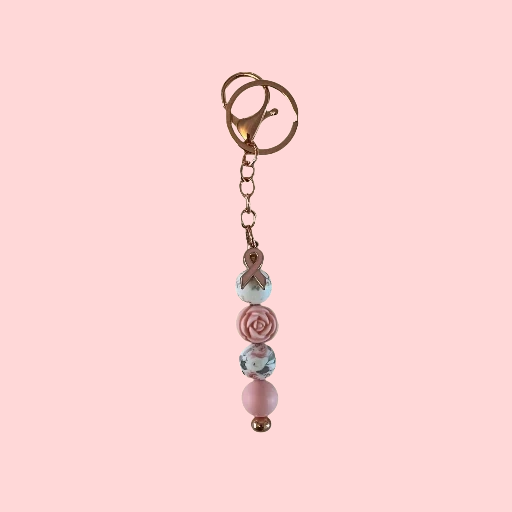 Breast Cancer Zipper Pull/Keychain