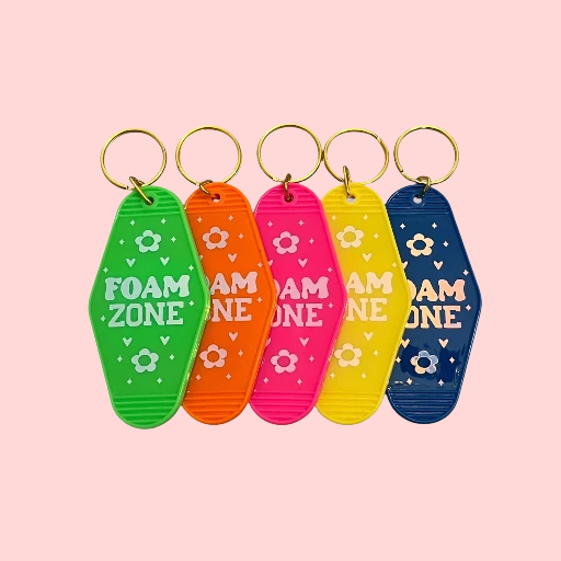 Customized Motel Style Keychain