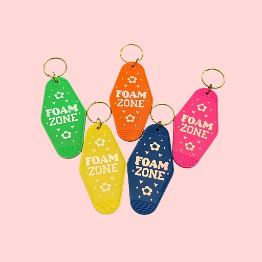 Customized Motel Style Keychain