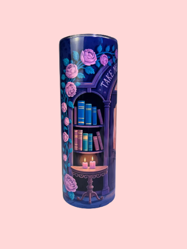 "Take Me to the Bookstore" Skinny Tumbler