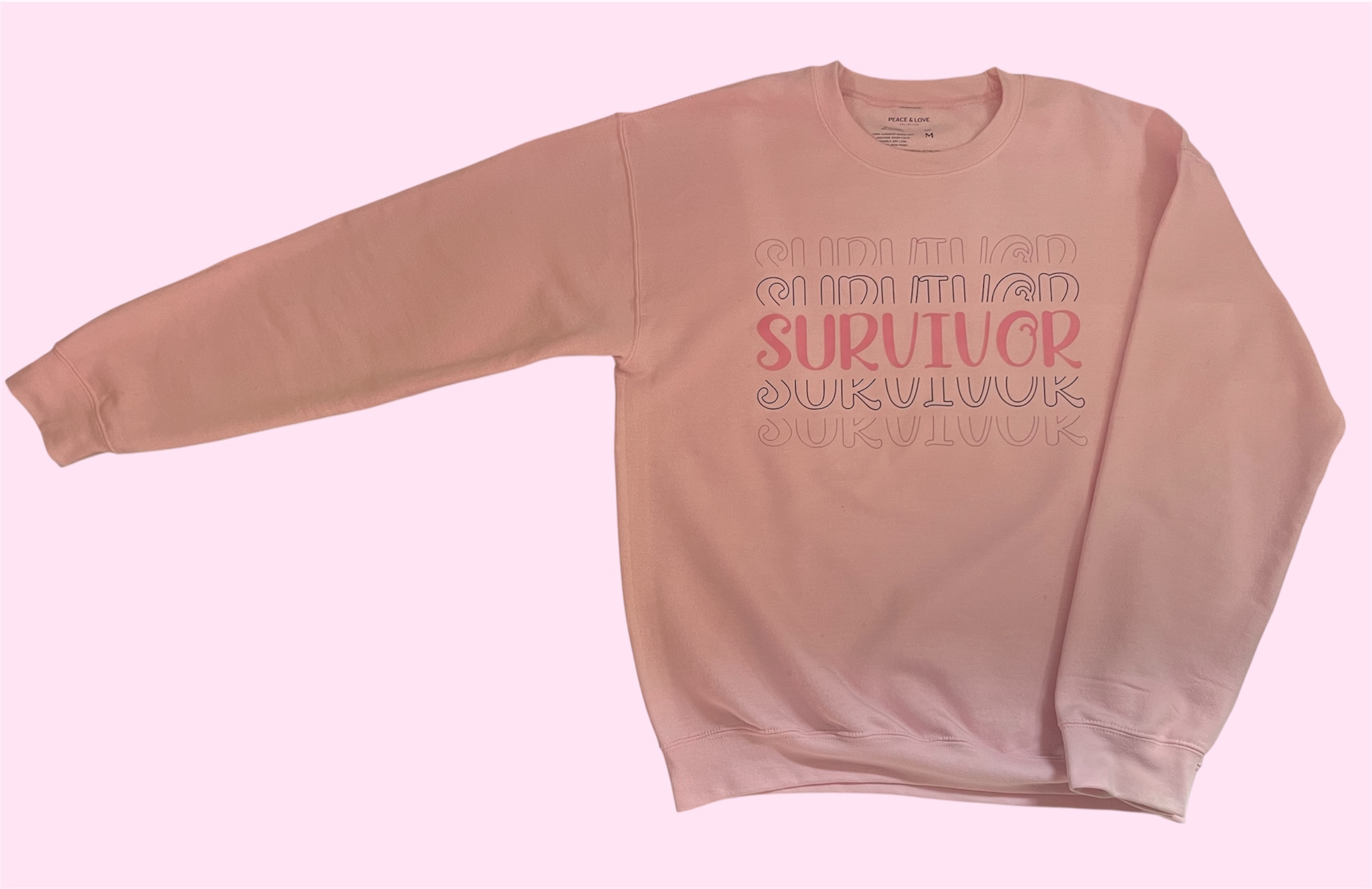 "Survivor" Pink Sweatshirt
