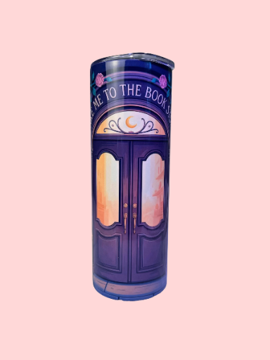 "Take Me to the Bookstore" Skinny Tumbler