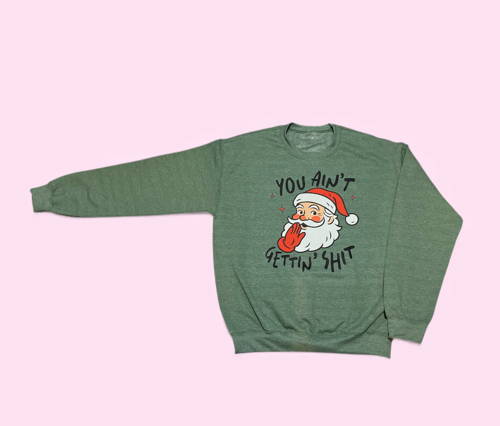 "Cheeky Santa Claus" Sweatshirt