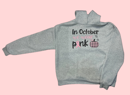 "In October We Wear Pink" Hoodie (Juniors)