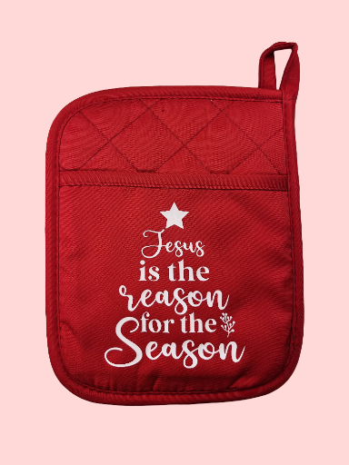 "Jesus is the Reason for the Season" Pot Holder