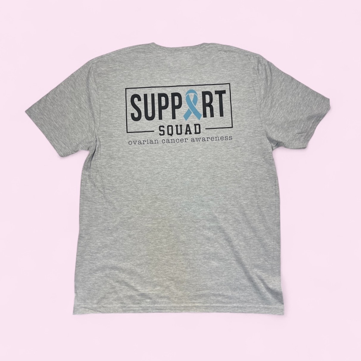 "In This Family" Support Squad Ovarian Cancer Awareness T-Shirt