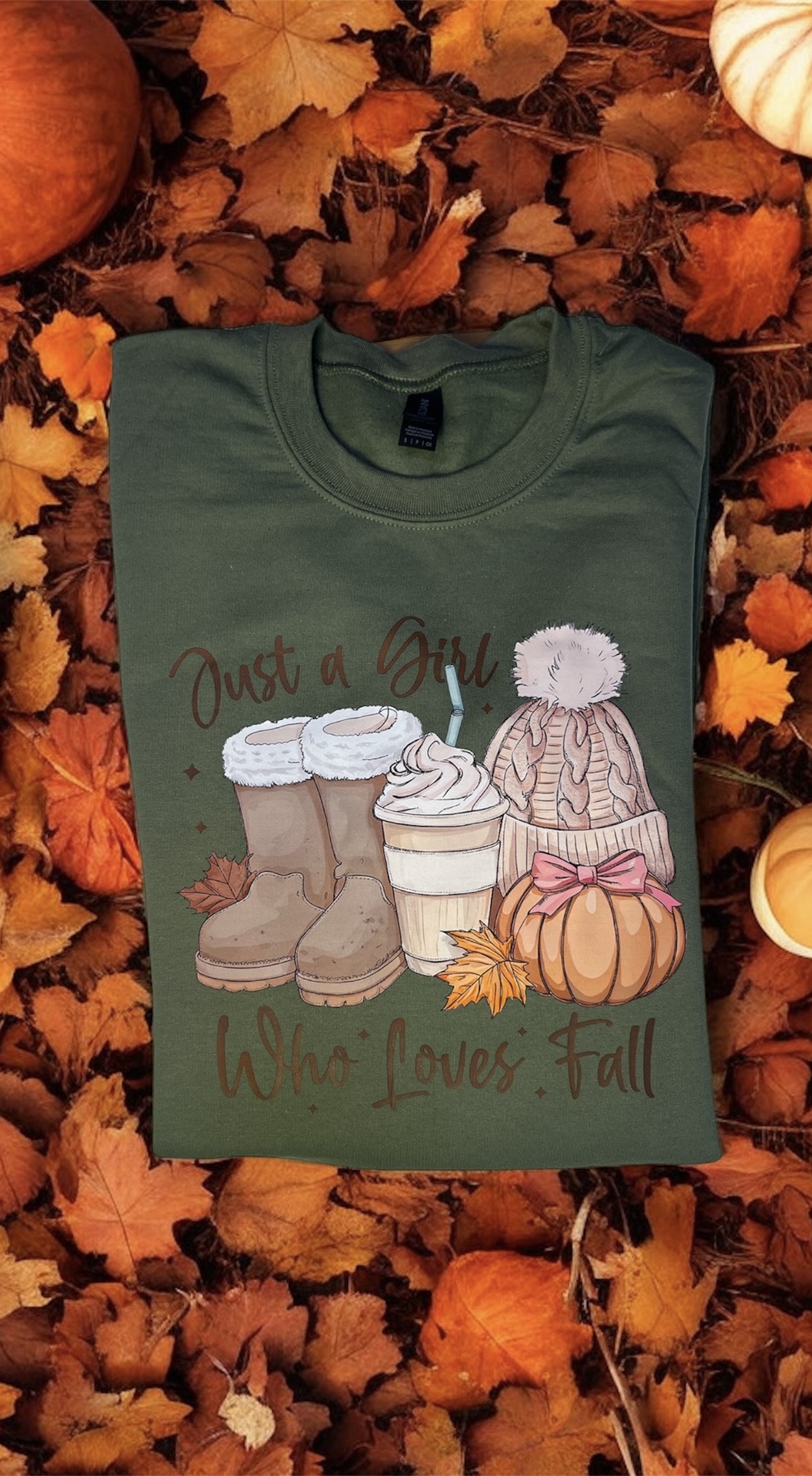"Just a Girl Who Loves Fall" Sweatshirt