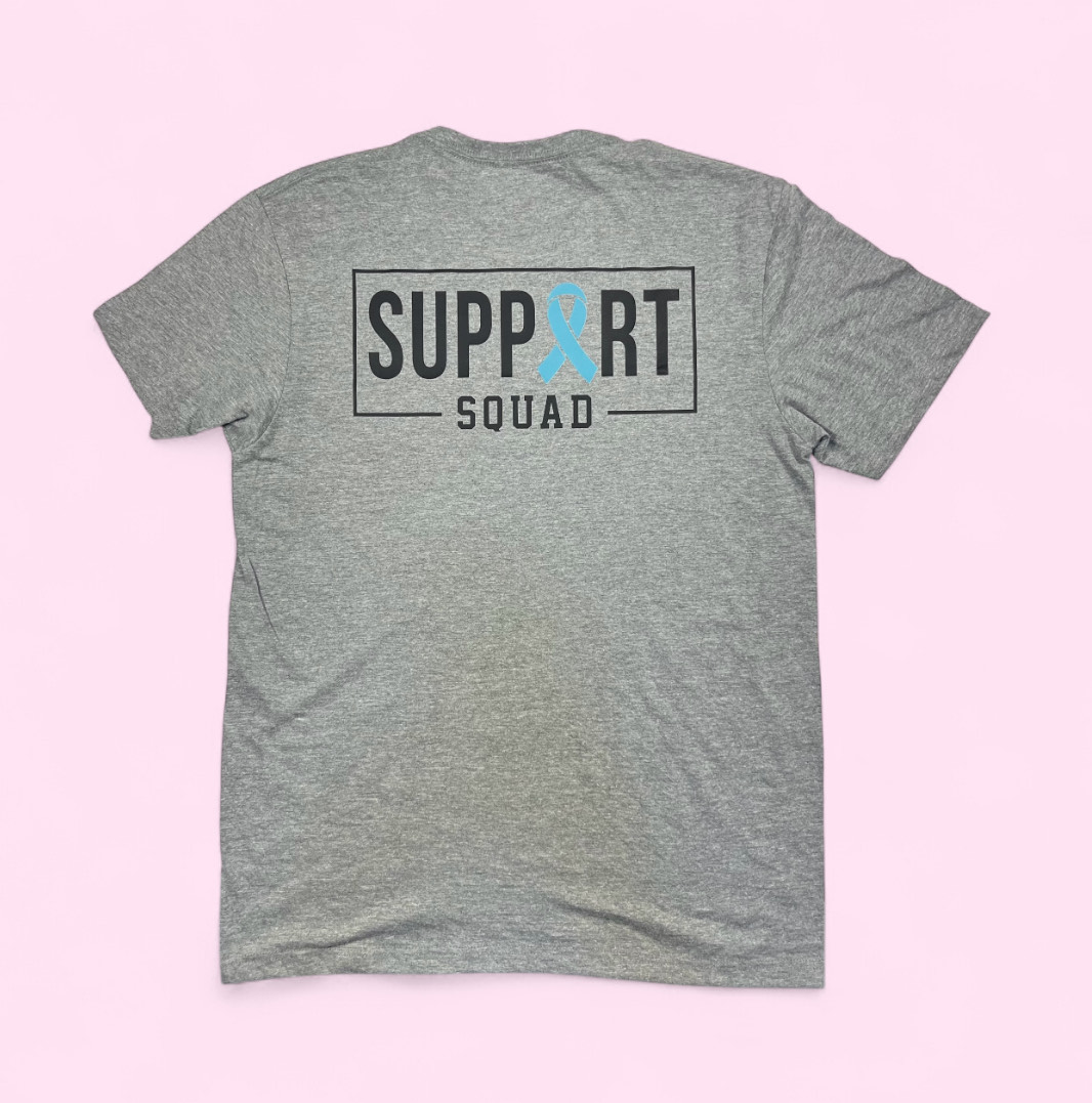 "I Wear Teal for My Mom" Support Squad Ovarian Cancer Awareness T-shirt