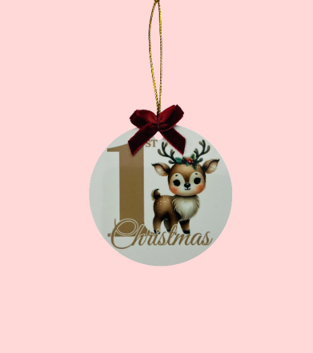 Personalized First Christmas Ornament