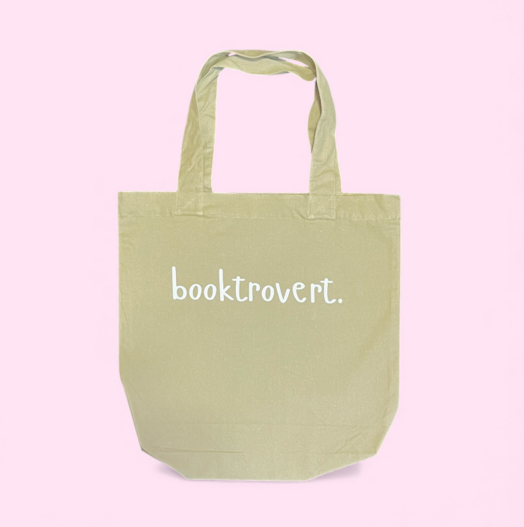 "Booktrovert" Tote Bag