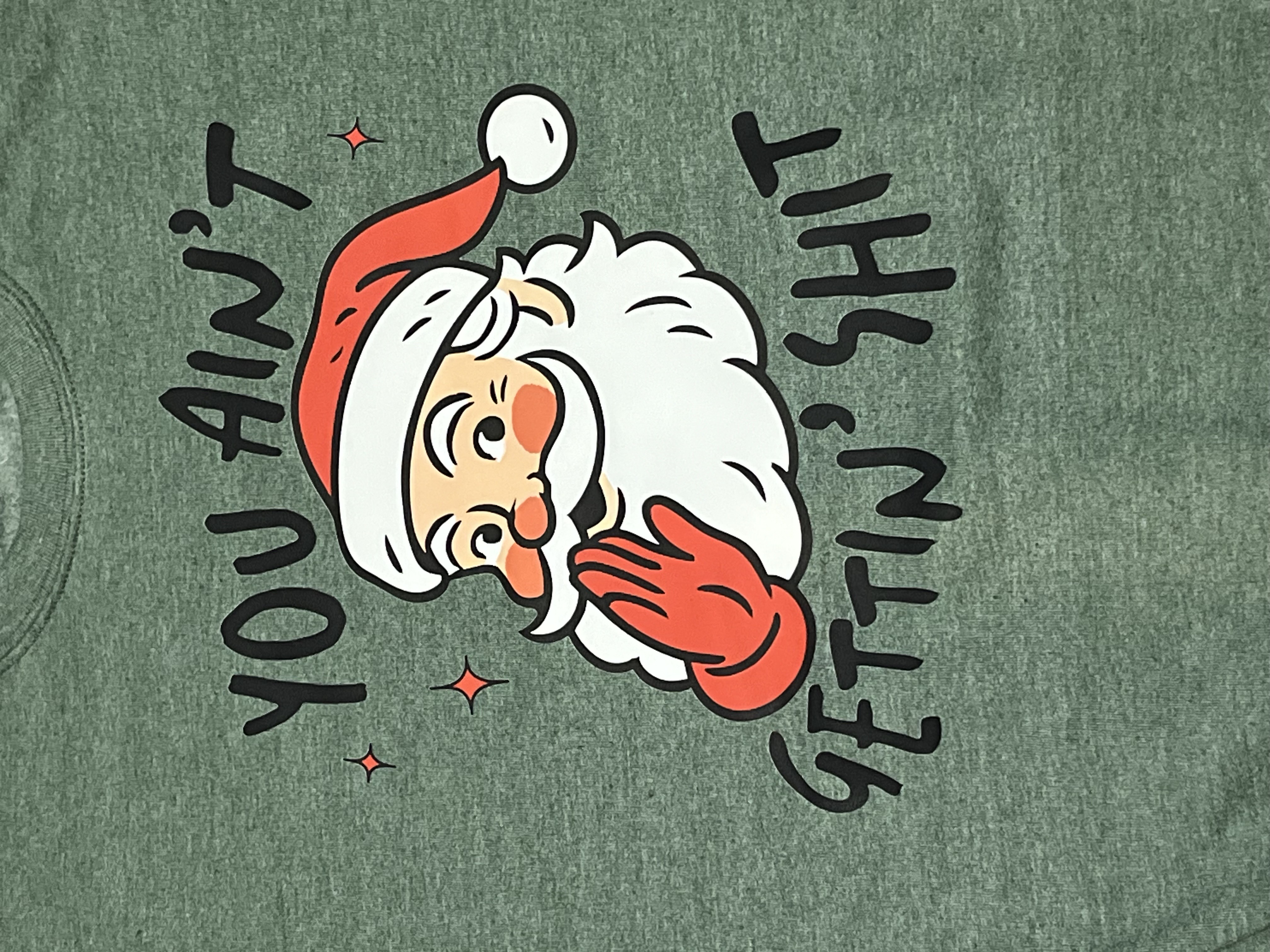 "Cheeky Santa Claus" Sweatshirt